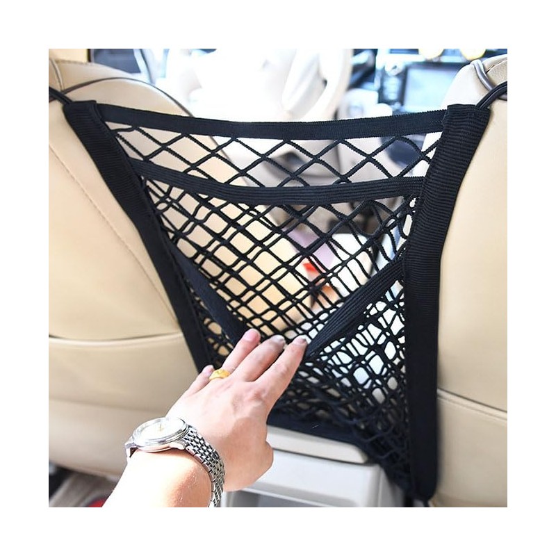 CHENGZI Car Seat Storage Mesh Pockets Storage Bag