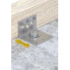 60mm x 40mm x 60mm Galvanised Adjustable Angle Brackets for
