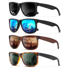 KALIYADI Mens-Sunglasses Polarized Sunglasses Men: Classic Sunglasses for men with UV Protection Driving Fishing Golf