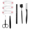 8pcs / set Eyebrow Razor Eyebrow Trimmer Shaver Comb Clip
