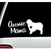 Bluegrass Decals Aussie Mama Australian Shepherd Decal for Car Window