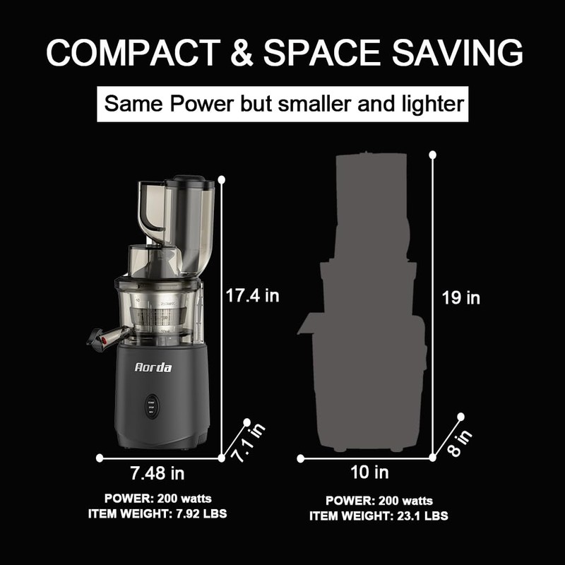 Slow Cold Press Juicer Machines: Masticating Cold Pressed Compact Juicer