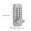 Tbest Combination Lock, Digital Code Key Push Button Pad Oude
