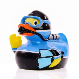 Schnabels Summer Adventure with Squeaky Duck Diver - The Fun Gift for Water Rats and Bath Relaxers - Only Genuine Schnabels!