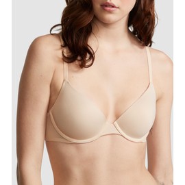 Victoria's Secret Women's Pink Wear Everywhere Lightly Lined T-Shirt Bra Bundle, Bras for Women, Black/Beige, (36B)