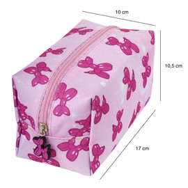 Fringoo® Kids Pencil Case for Girls Boys Large Square School Stationery Pouch Funny (Ballon Dog)