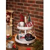 Christmas Tiered Tray Décor Set of 7, Merry Christmas Farm