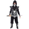 Kids Skull Ninja Costume Small (4-6)