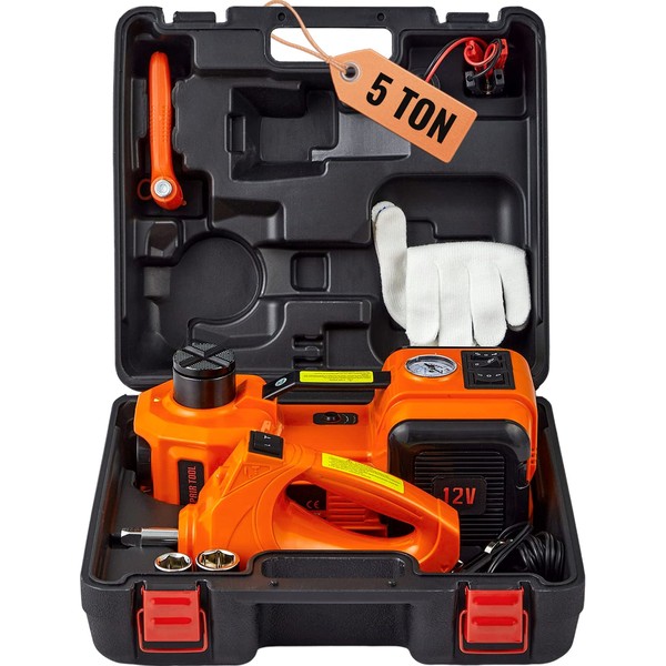 VEVOR Electric Car Jack, 5 Ton/11023 LBS Hydraulic Jack Lift