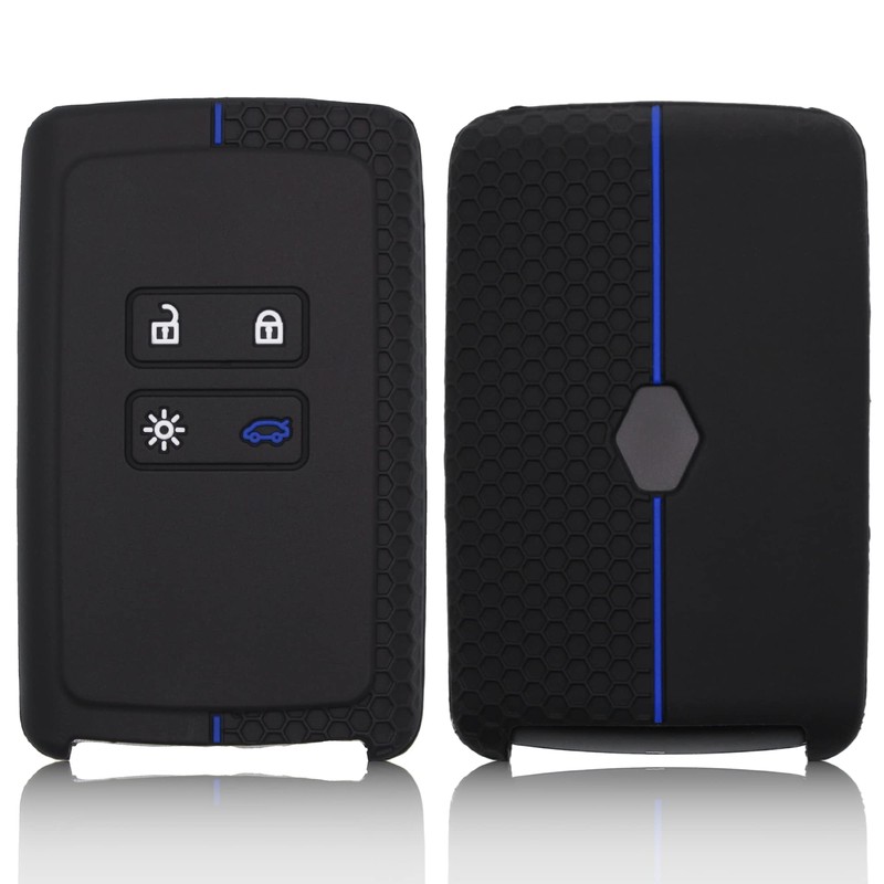 FOAMO FOAMO Autoschlssel Hlle Silikon kompatibel mit Renault 4-Tasten Smartkey