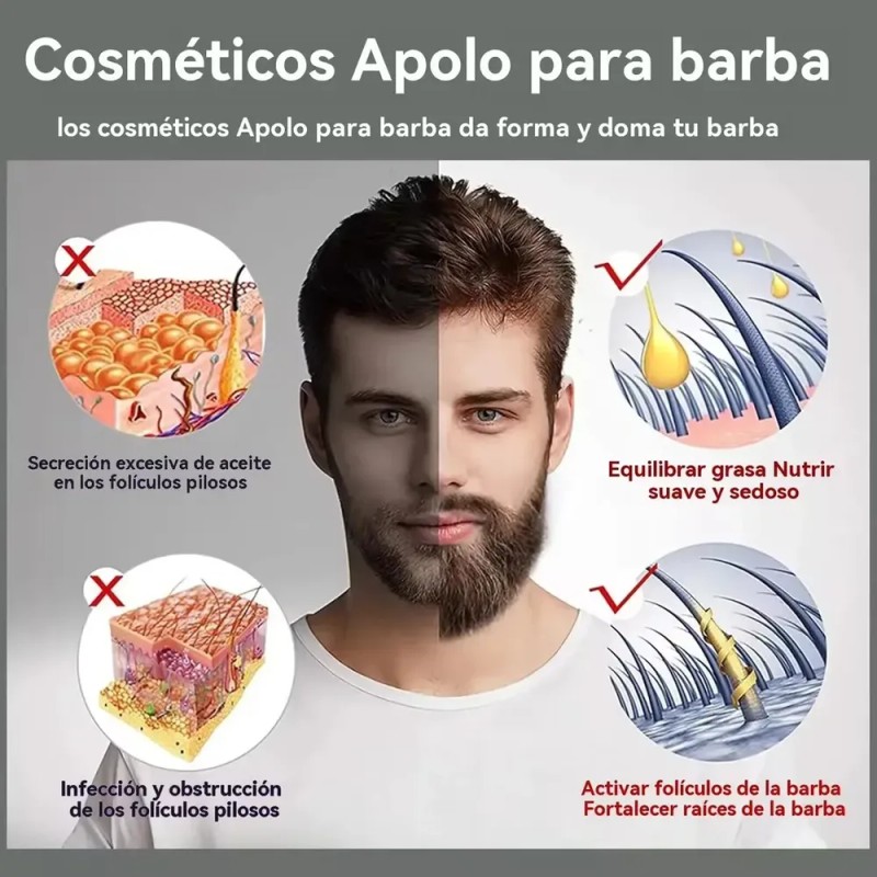 Bálsamo Hipoalergénico Vegano Nutritivo Para Barba
