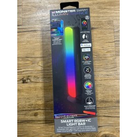 MONSTER SMART Illuminessence RGBW + IC Light Bar Works With Google And Alexa