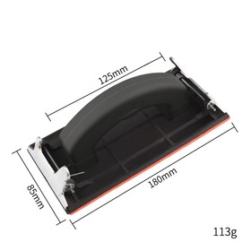 SZB Hand Sander Clip-on File Holder Sandpaper Holder Sandpaper Holder Anti-Slip Hand Sander Polishing Work Wood (Plastic Handle, Hand Sander)