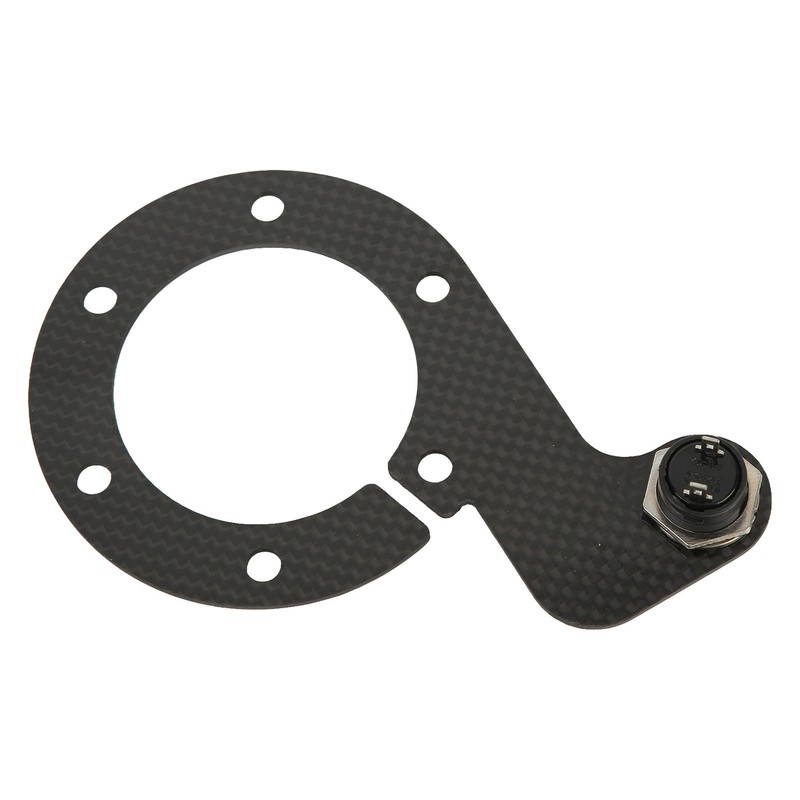 Steering Wheel Horn Button 6 Hole Carbon Fiber Comfortable Touch
