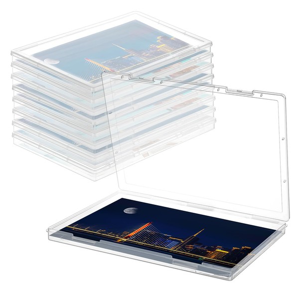 HFYZZ 8 Pack Photo Storage Box for 8" x 10"