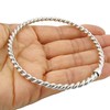The Mexican Collection Large Hallmarked Solid 925 Sterling Silver Twisted