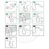 Shower Hose Bidet Reinforced Hose 2 m Stainless Steel 1/2