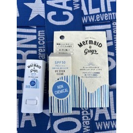 Mermaid&Guys Mermaid & Guys UV STICK Sunscreen, For Face and Body, UV Stick, Non-Chemi, CLEAR