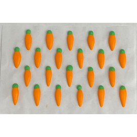 Candy Molds N More Royal Icing Carrots 25 Count
