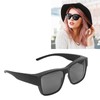 Oversized Sunglasses Fit Over Glasses PC Non Slip UV Protection