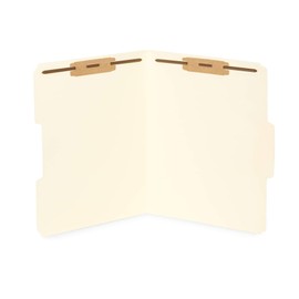 50 Manila Fastener File Folders - 1/3 Cut Reinforced Tab - Durable 2 Prongs Bonded Fastener Designed to Organize Standard Medical Files, Law Client Files, Office Reports - Letter Size, Manila, 50 Pack