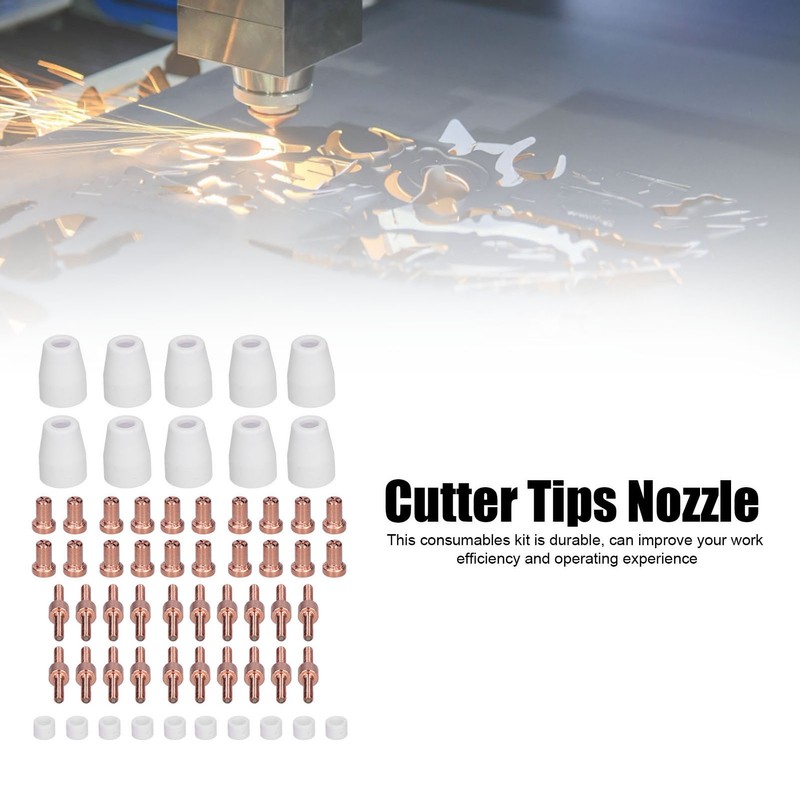 Plasma Electrode Tip Nozzle Cutter Torch Consumables Kit Welding Cutting