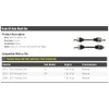Front CV Axle Shaft Set of 2 - Compatible with