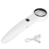 LED Magnifying Glass Set USB Charging Handheld Magnifier with Lights