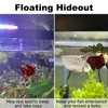 Betta Floating Feeder and Hideout, Aquarium Cave, Hammock, Decor, Beta