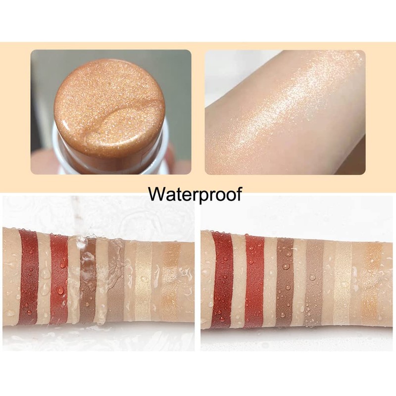 Highlighter Contour Stick, MACGUO Glow Highlighter Makeup Stick, Bronzer Smooth