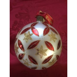 Waterford NEW FLAWLESS Exquisite WATERFORD Glass EPIPHANY Christmas ORNAMENT 4” Ball