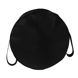 SUPVOX Yoga Wheel Storage Bag with Pockets and Adjustable Strap Durable Black Carrier for Women Versatile Yoga Mat and Accessories Organizer for Workouts and Travel