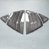 ZiWen Sport Style Quarter Window Scoops Louvers for Toyota Camry
