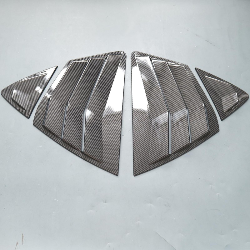 ZiWen Sport Style Quarter Window Scoops Louvers for Toyota Camry