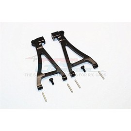 GPM Traxxas 1/16 Mini E-Revo / Mini Summit Tuning Parts Aluminium Front Lower Arm - 1Pr Set Black