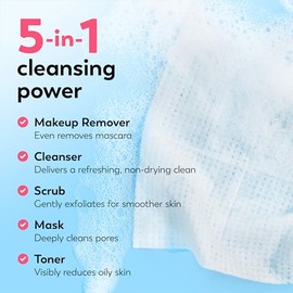 Olay Daily Clean 4-in-1 Water Activated Cleansing Cloths, 66 count