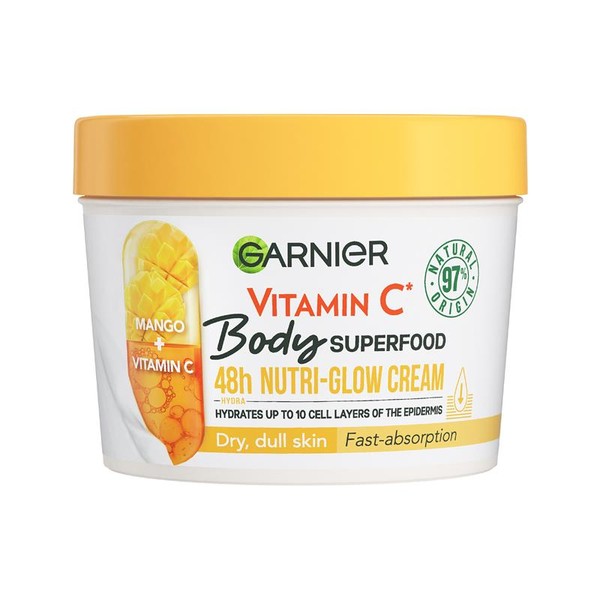 Garnier Body Superfood Mango & Vitamin C Nutri- Glow Cream 380ml