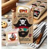 Pirate Theme Cookies Individually Wrapped Printed Cookies 24 Pack Bulk