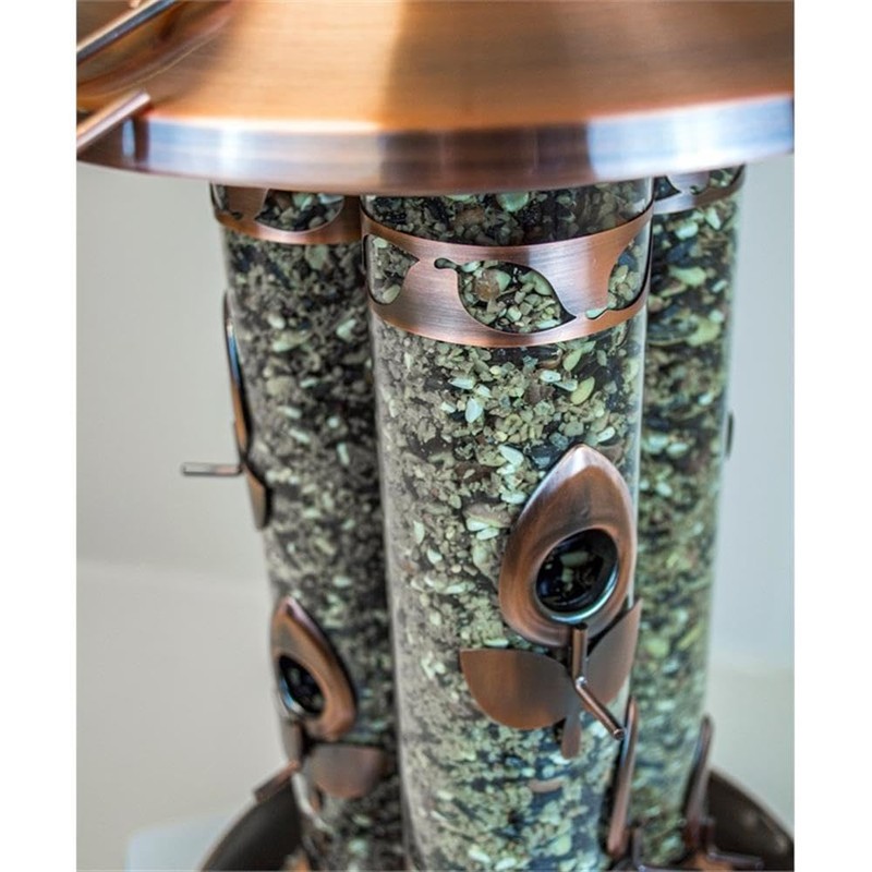 Outdoor Leisure Products BF1003 Triple Tube Deluxe Bird Feeder with