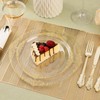 Bestluck 350PCS Clear Plastic Plates for 50 Guests, Disposable Dinnerware