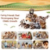 Silipull 5 Pcs Cheetah Stuffed Animals for Kids Large Mommy