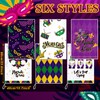 FuWeave FuWeave 6 Pcs Mardi Gras Kitchen Dish Towels Carnival