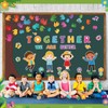 Pasimy Student Diversity Bulletin Board Sets Boho Classroom Decor Rainbow