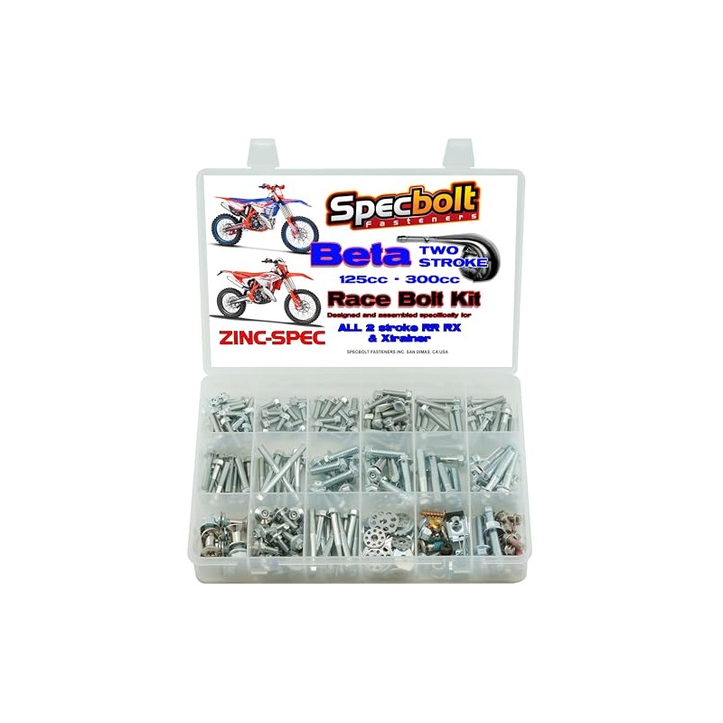 BETA Specific SPECBOLT ZINC SPEC 2 Stroke Race Bolt KIT