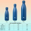 Konokyo Insulated Water Bottles,17 oz Double Wall Stainless Steel Vacumm