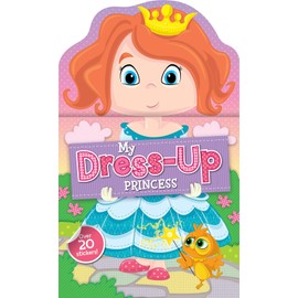 Sticker Activity Book with Full-Color Sticker Pages, Princess My Dress Up Sticker Book for Toddlers and Kids
