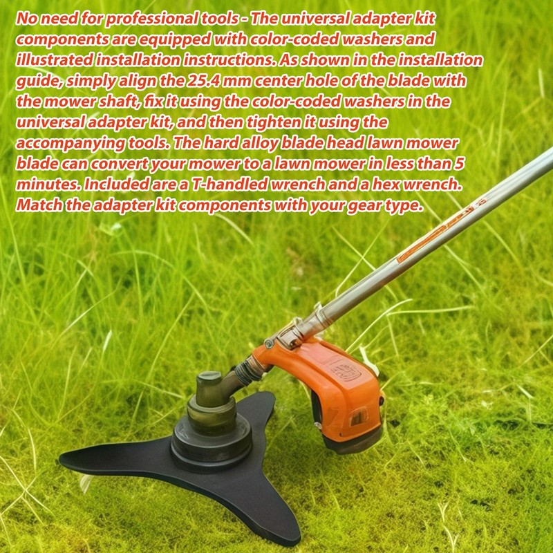 PRITOK 9" x 36 Teeth Carbide Tipped Brush Cutter Blades