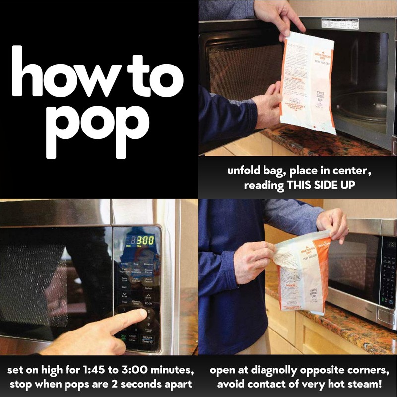 JOLLY TIME Microwave Kettle Corn Sweet & Salty Glazed Gourmet