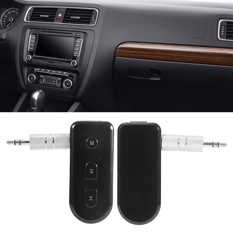 Wireless Bluetooth Audio Receiver Car 3.5mm Aux Jack Music Adapter