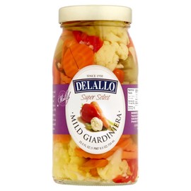 De Lallo Mild Giardinera, 25.5-ounce Jars (Pack of 6)